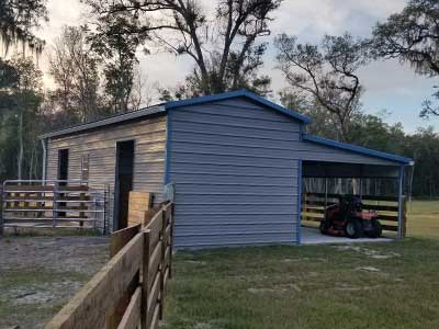 2 Stall Barn and Tackroom (Side View)